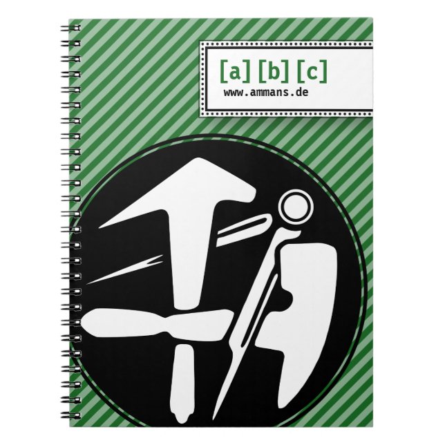 Caderno Espiral Notizbuch Dachdecker (Frente)