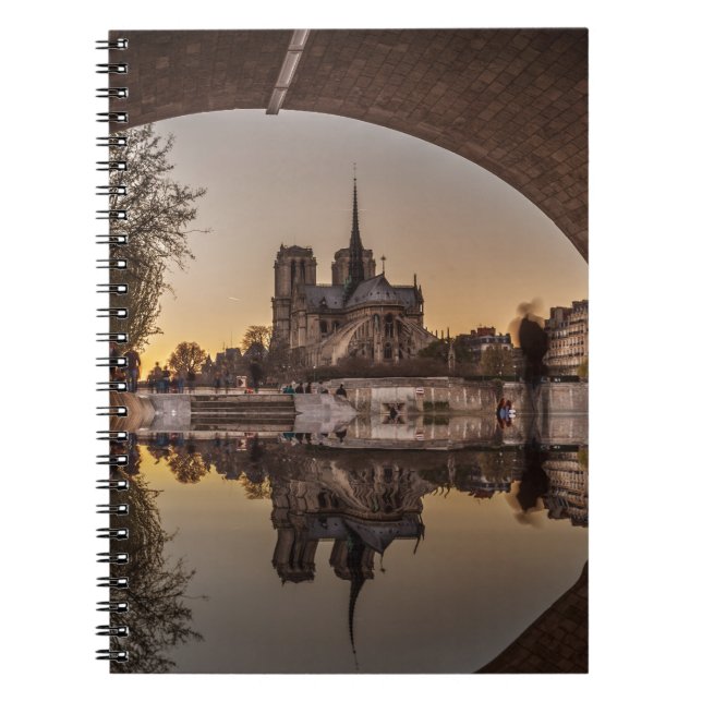 Caderno Espiral Notre-Dame, Paris, França (Frente)