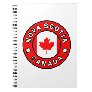 Caderno Espiral Nova Escócia Canadá
