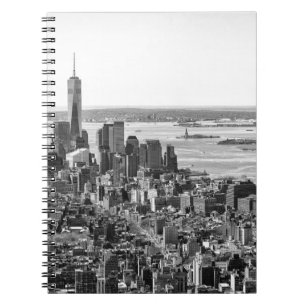 Caderno Espiral Nova Iorque Branco preto - Skyline