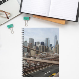 Caderno Espiral Nova Iorque Lower Manhattan Skyline