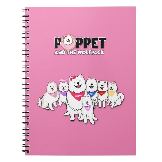 Caderno Espiral Nova Poppet e a gangue (Frente)