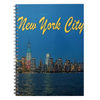 Caderno Espiral Novas luzes de Nova Iorque