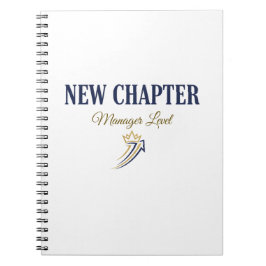 Caderno Espiral Novo Nível de Gerente de Capítulo