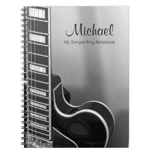 Caderno Espiral Novo notebook personalizável para minha composiç