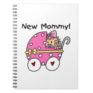 Caderno Espiral Novos presentes para a menina da Mamãe