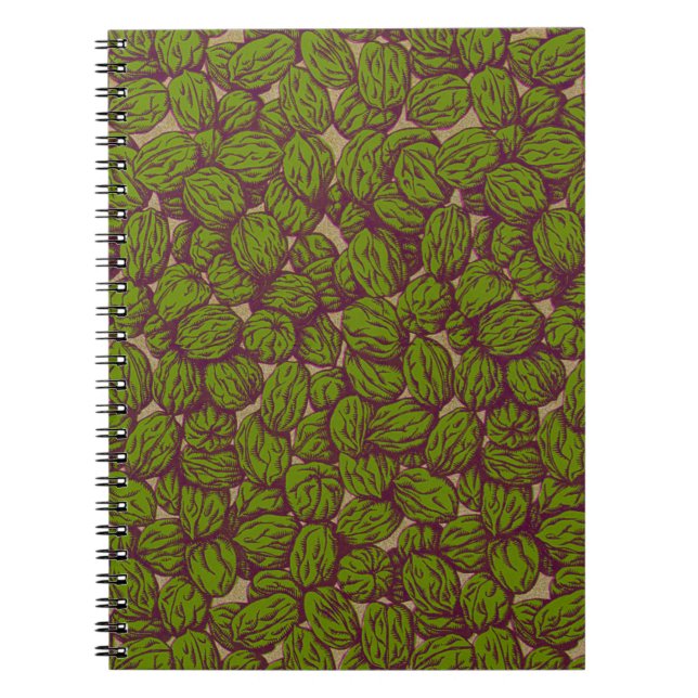 Caderno Espiral Noz inglesa (Frente)