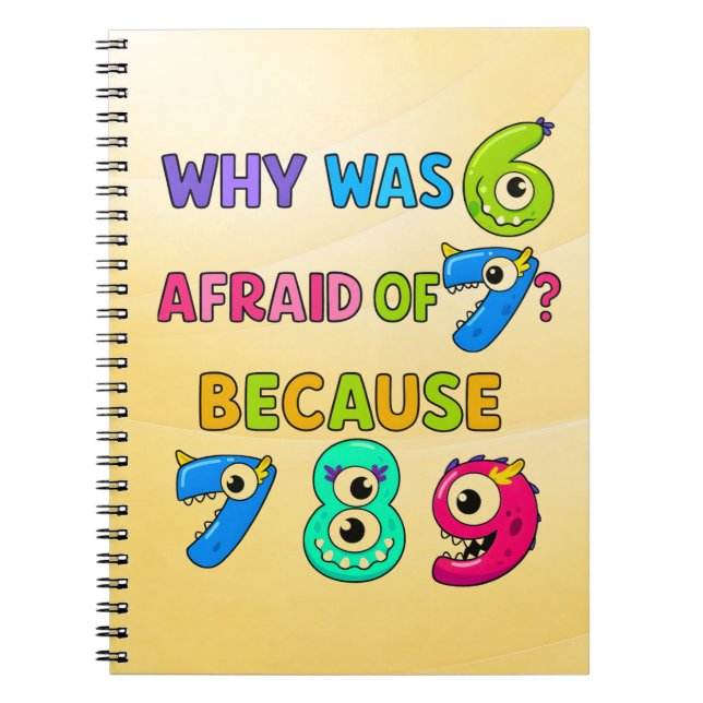 Caderno Espiral Number Day Maths Notebook | Funny Numbers Joke (Frente)