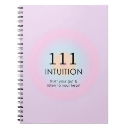 Caderno Espiral Números Anjos Modernos Numerologia 111 Intuição