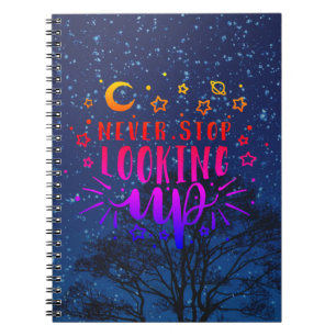 Caderno Espiral Nunca pare de procurar