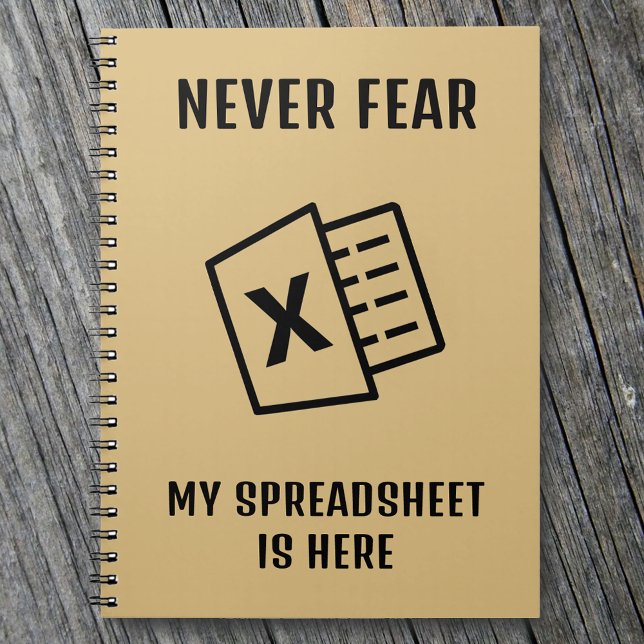 Caderno Espiral Nunca Receio Que Minha Folha Espalhada Esteja Aqui (Criador carregado)