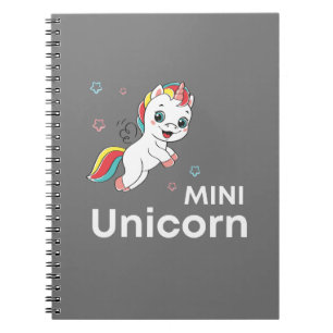 Caderno Espiral Nunicórnio Moderno de bebê bonito