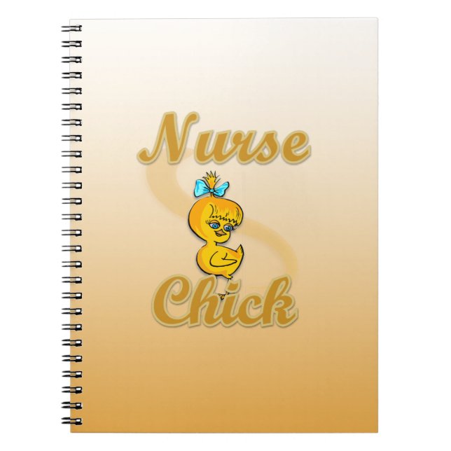 Caderno Espiral Nurse Chick (Frente)
