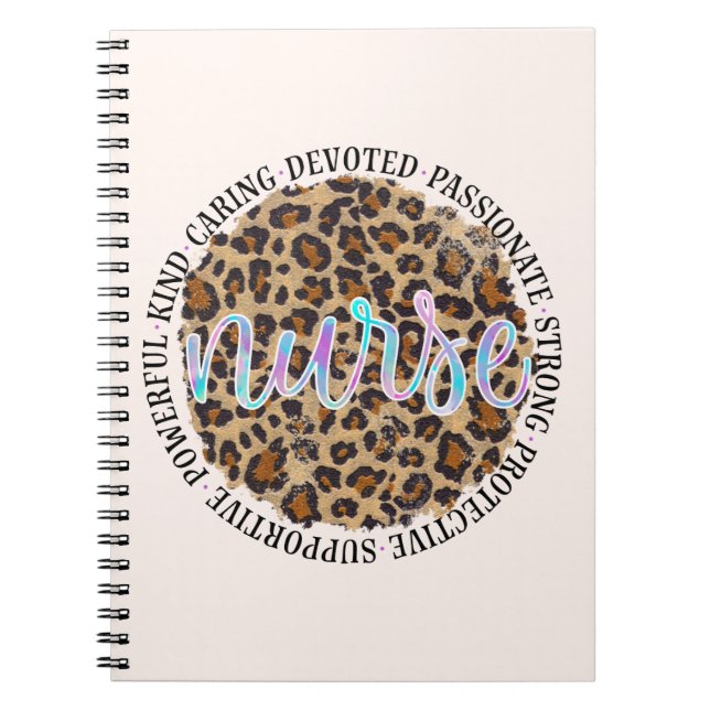 Caderno Espiral Nurse Personality Traits (Frente)