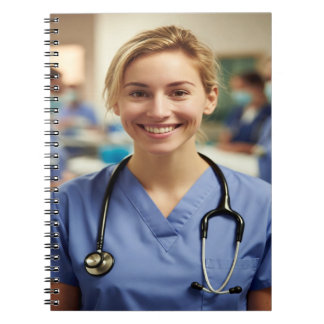 Caderno Espiral Nurse Photo Customize Personalize