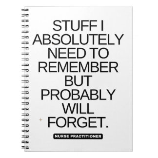 Caderno Espiral Nurse Practitioner