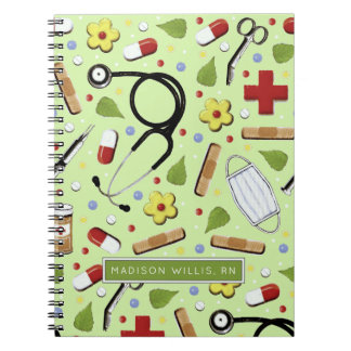 Caderno Espiral Nursing School Grad