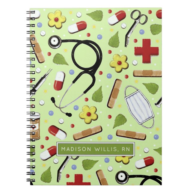 Caderno Espiral Nursing School Grad (Frente)