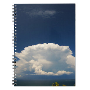 Caderno Espiral Nuvem Branca Fofa