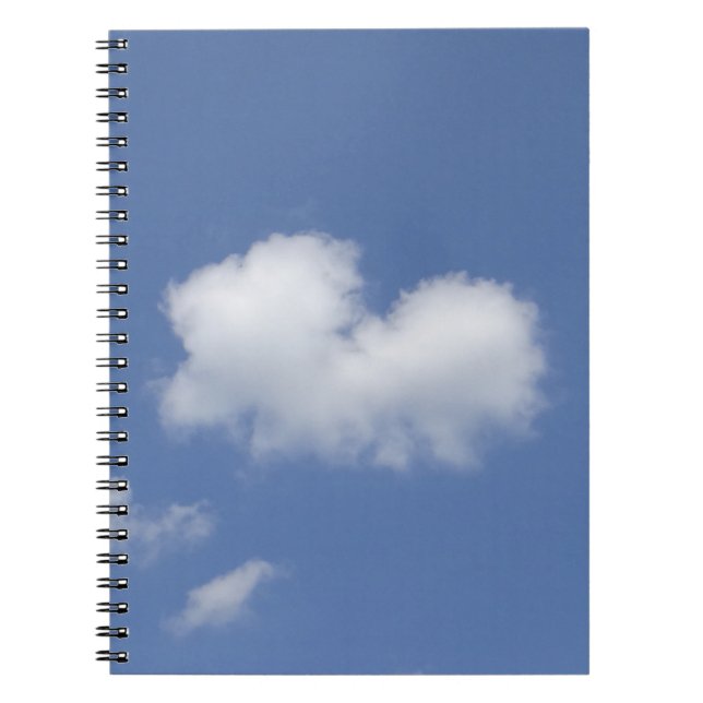 Caderno Espiral Nuvem Coração (Frente)