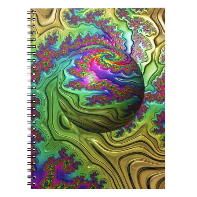 Caderno Espiral Nuvem Cósmica (Frente)