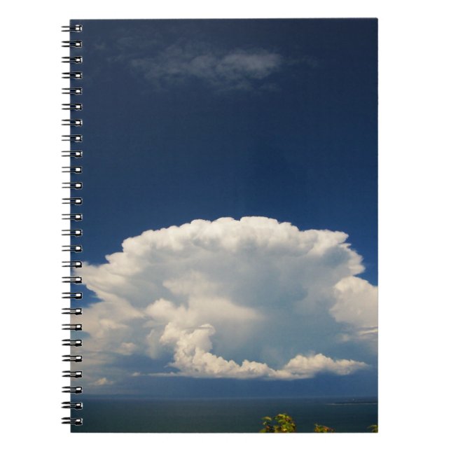 Caderno Espiral Nuvem de Puffy Branca (Frente)