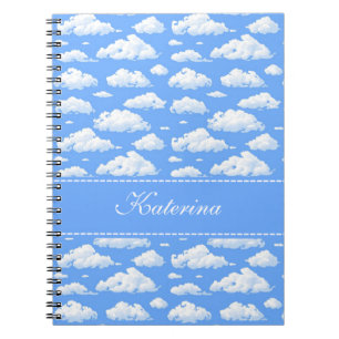 Caderno Espiral Nuvens