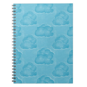 Caderno Espiral Nuvens Azuis