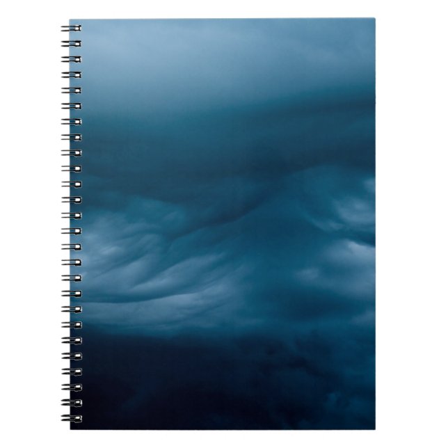 Caderno Espiral Nuvens azuis (Frente)