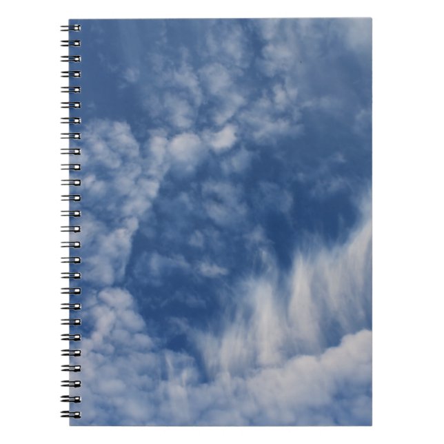 Caderno Espiral Nuvens com dentes (Frente)