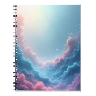 Caderno Espiral Nuvens Pastel Sonhadoras