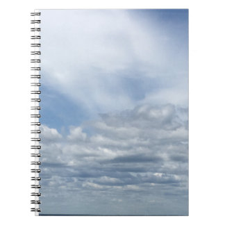 Caderno Espiral Nuvens Praia Old Silver