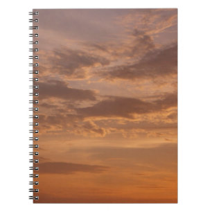 Caderno Espiral Nuvens solares II Pastel Abstrato Natureza