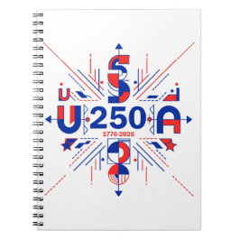 Caderno Espiral O 250º aniversário da América