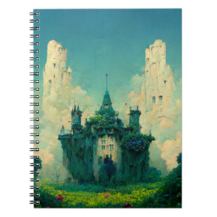 Caderno Espiral O Abandonado Chateau Fantasy Sci-Fi