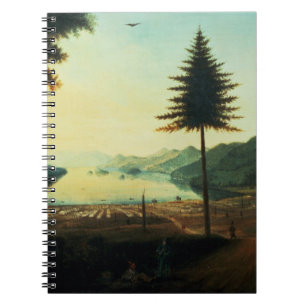Caderno Espiral O acampamento no lago George, New York, 1759 (óle