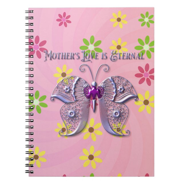 Caderno Espiral O Amor da Mãe é Eterno (Frente)