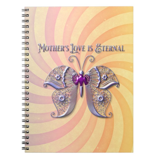 Caderno Espiral O Amor da Mãe é Eterno (Frente)