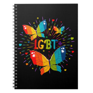 Caderno Espiral O amor do orgulho da borboleta é o amor a consciên