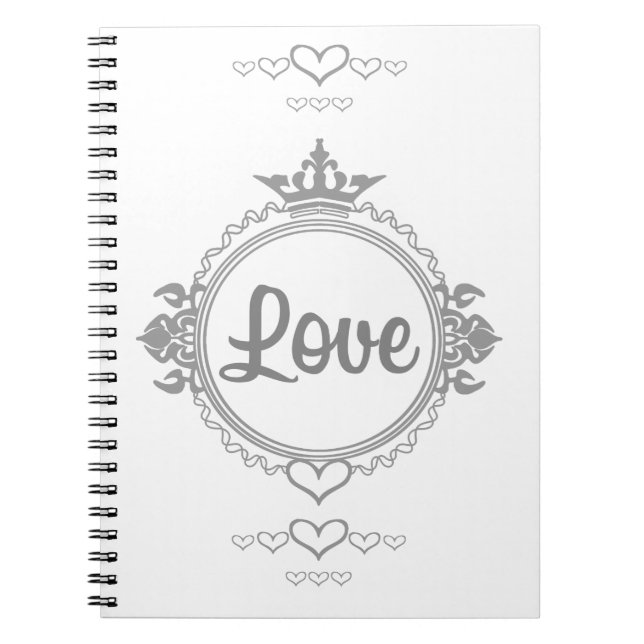 Caderno Espiral O amor é tudo (Frente)