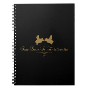 Caderno Espiral o amor verdadeiro dos porcos é um notebook inacred
