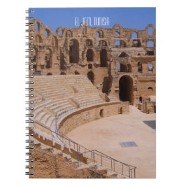 Caderno Espiral O anfiteatro romano do gladiador do EL Jem arruina