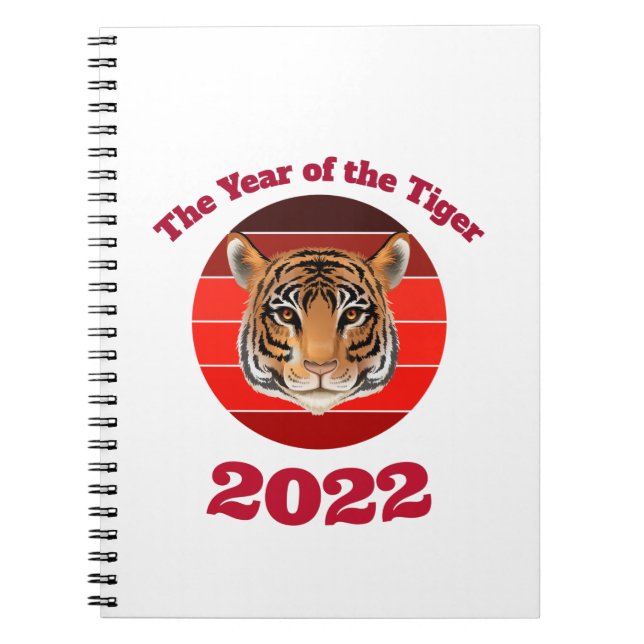 Caderno Espiral O Ano do Tigre 2022 (Frente)
