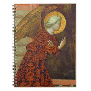 Caderno Espiral O arcanjo Gabriel, C. 1430 (tempera no painel)