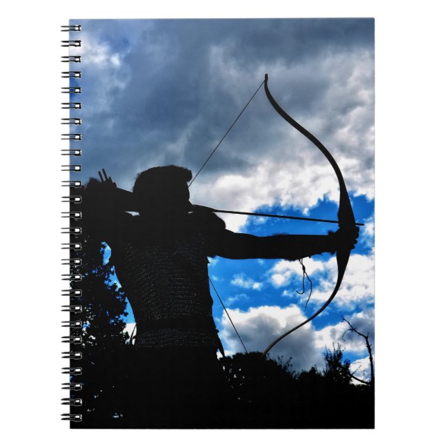 Caderno Espiral O arqueiro (Frente)
