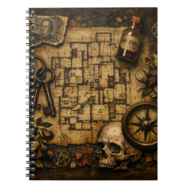 Caderno Espiral O Arquiteto da Morte: Castelo dos Assassinatos de