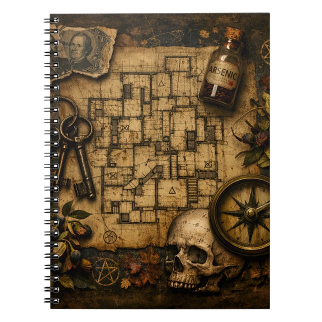 Caderno Espiral O Arquiteto da Morte: Castelo dos Assassinatos de  (Frente)