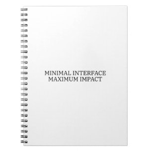 Caderno Espiral O Arquivo Analógico Interface Mínima Profissional