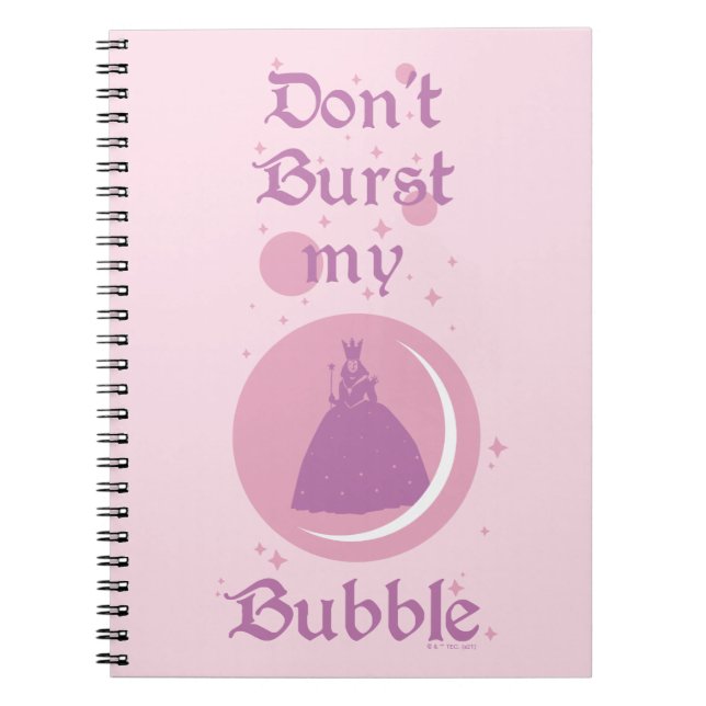 Caderno Espiral O Assistente De Oz™ | Não Queimar minha bolha (Frente)