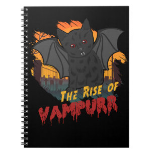 Caderno Espiral O aumento do Vampurr - o Gatinho paroquial do Dia